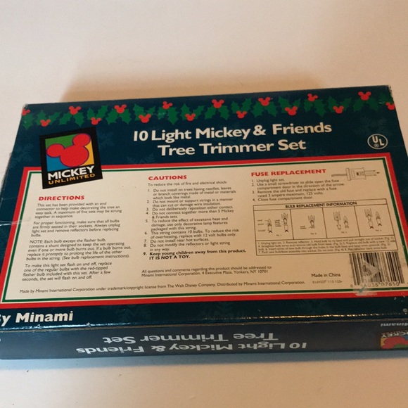 Disney Mickey & friend 10 light tree trimmer set - Picture 6 of 8